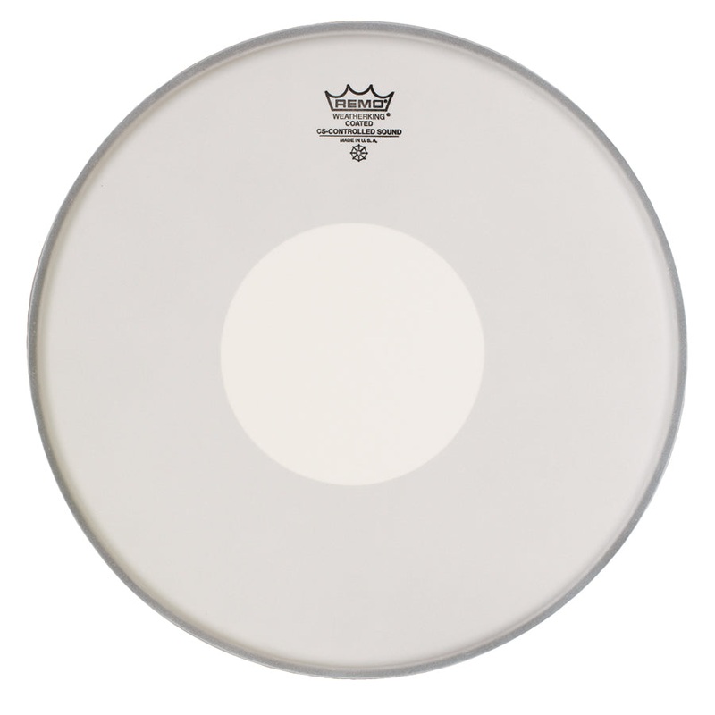 Remo Controlled Sound Coated White Dot Drum Heads