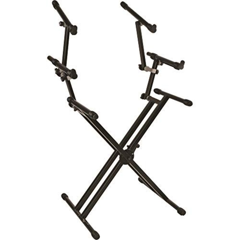 Quik Lok Double Braced 3 Tier Keyboard Stand (QL-723-U)