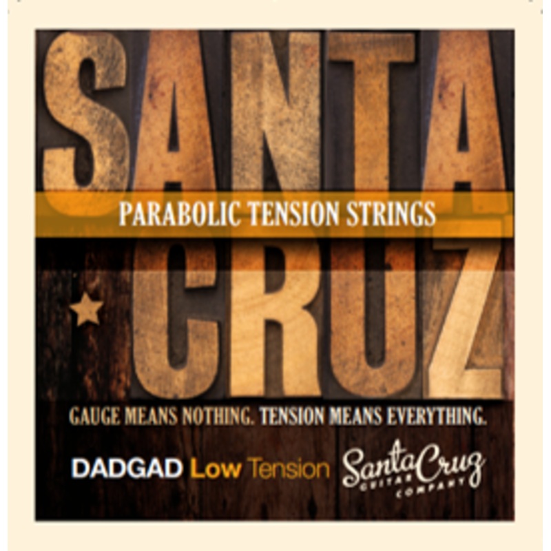Santa Cruz Parabolic Tension Strings DADGAD Low Tension