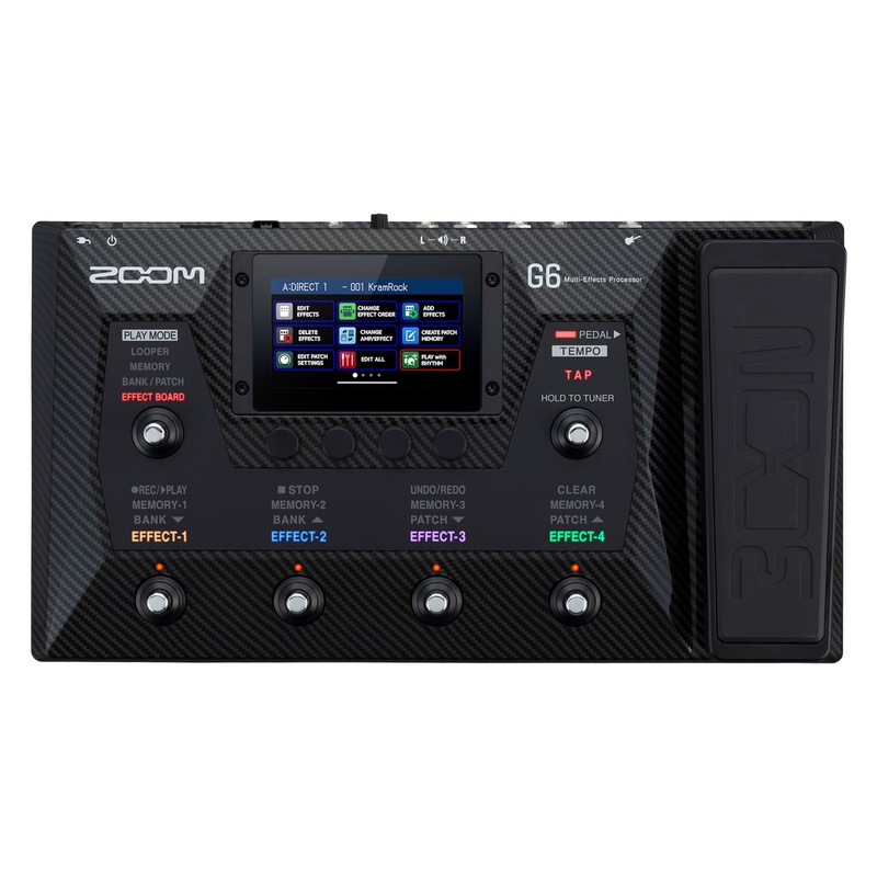 Zoom G6 Guitar Multi-Effects Processor - Mint, Open Box
