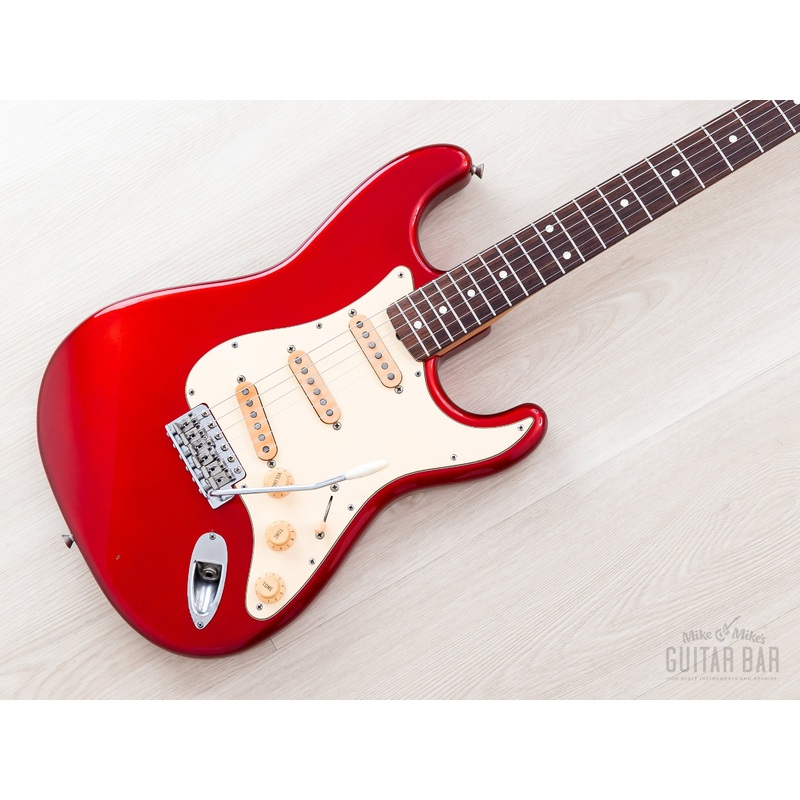 1992 Fender Stratocaster 62 Vintage Reissue ST62-53 Candy Apple Red 100% Original, Japan MIJ Fujigen