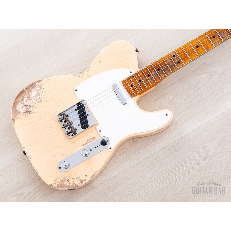 2022 Fender Custom Shop 1952 Telecaster Heavy Relic Faded Nocaster Blonde w/ Case, CoA, Lightweight Ash