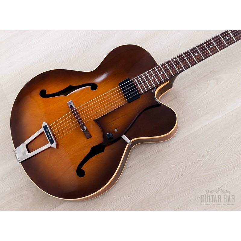1993 Heritage Eagle Mahogany Top Archtop Electric Guitar Almond Sunburst w/ Case