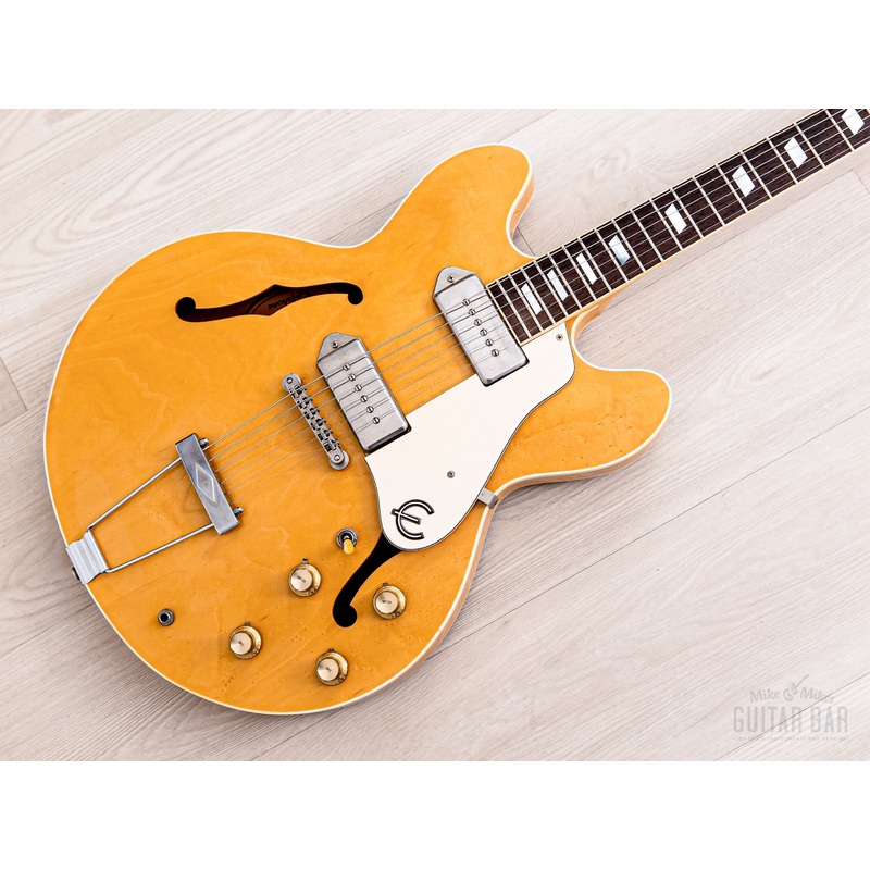 1995 Epiphone Casino Natural Near-Mint, Pre-Elitist Revolution, Japan Terada