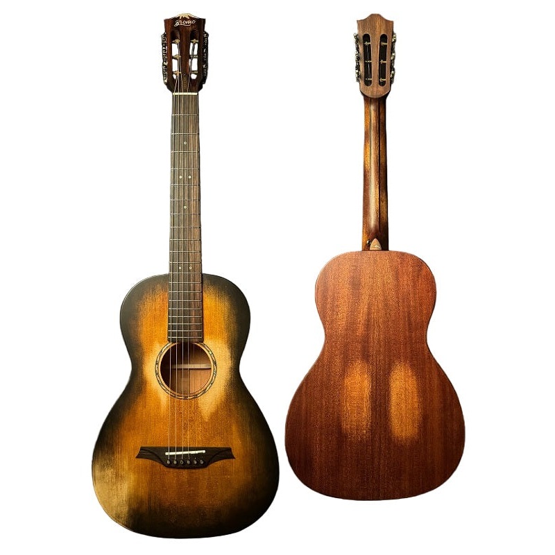 Bromo BAR6HHS Rocky Mountain Series 12th Fret Parlour Acoustic Guitar + Gig Bag