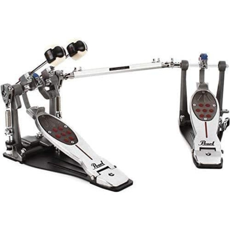 Pearl Eliminator Redline Left-Handed Double Bass Drum Pedal - Belt Drive (P2052BL)