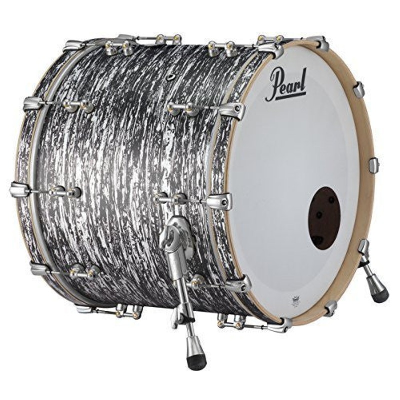 Pearl Music City Custom Pure 22"x20" Bass Drum w/BB3 Mount BLACK OYSTER GLITTER