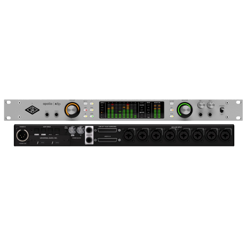 Universal Audio Apollo x8p Gen 2 Thunderbolt Audio Interface with Essentials+ Bundle