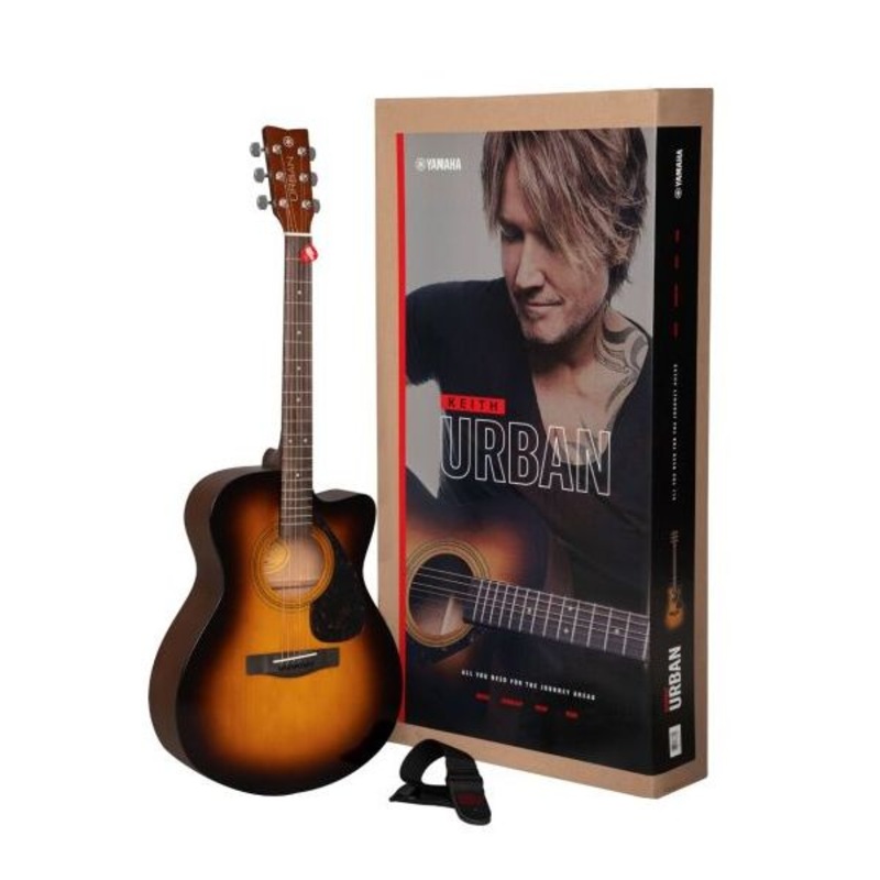 Yamaha Keith Urban KUA 100 Acoustic Guitar Pack - Tobacco Brown Sunburst