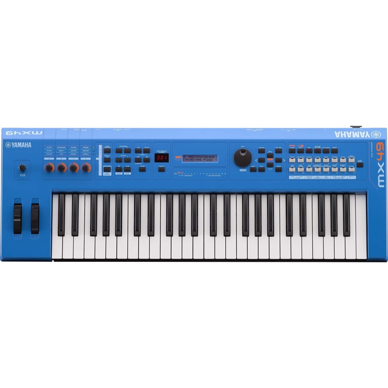 Yamaha MX49BU 49-Key Synthesizer Controller - Blue - Mint, Open Box - Used