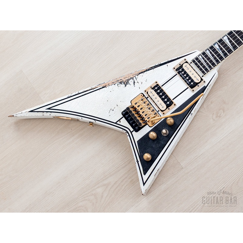 2025 Jackson USA Custom Shop Special Edition Randy Rhoads RR-2H FR Snow White Heavy Relic, Mint w/ Case, Tags