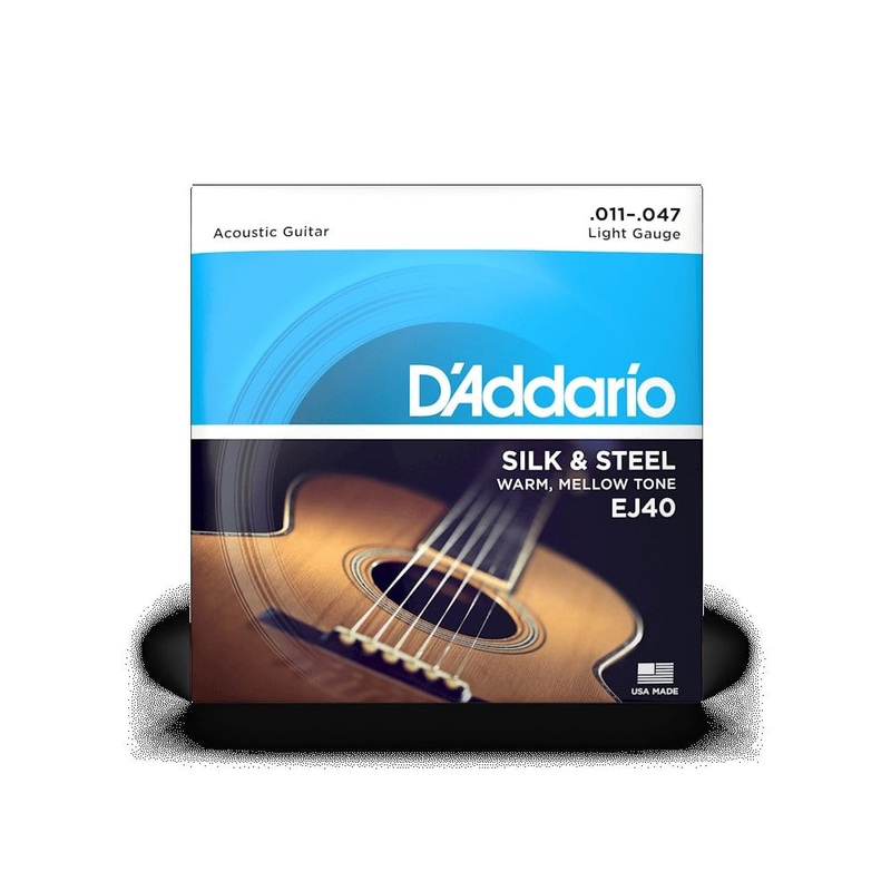 D'Addario EJ40 Silk & Steel Guitar Strings