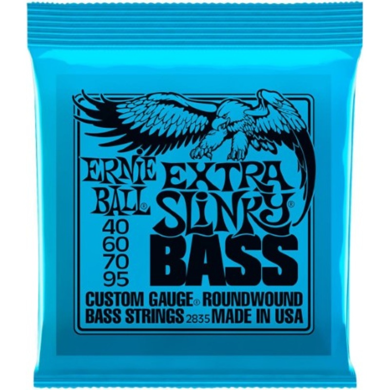 Ernie Ball Extra Slinky Nickel Wound Bass Strings 40-95 Gauge