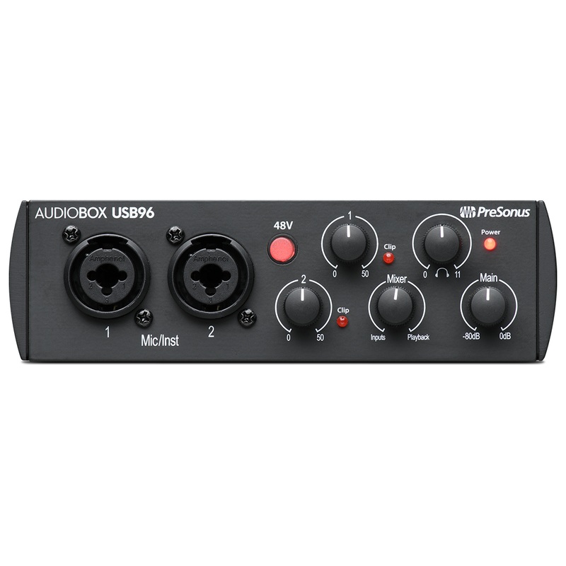 PreSonus AudioBox USB 96 2x2 Audio Interface - 25th Anniversary Black