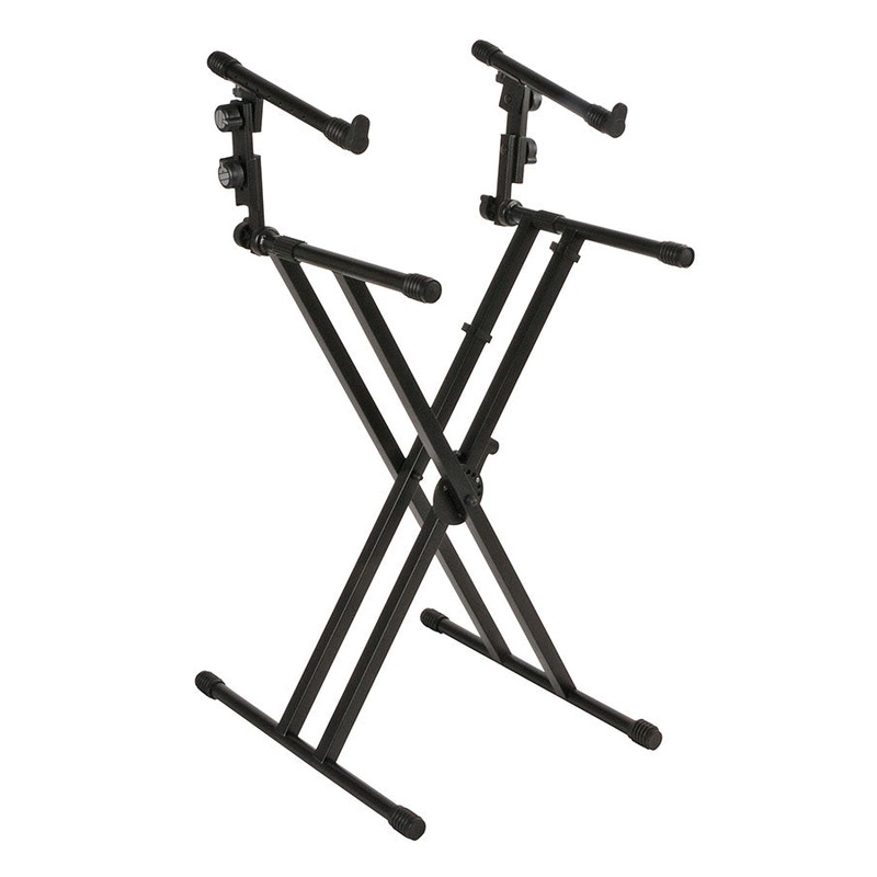 Quik Lok QL-642 Heavy Duty Two Tier Keyboard Stand