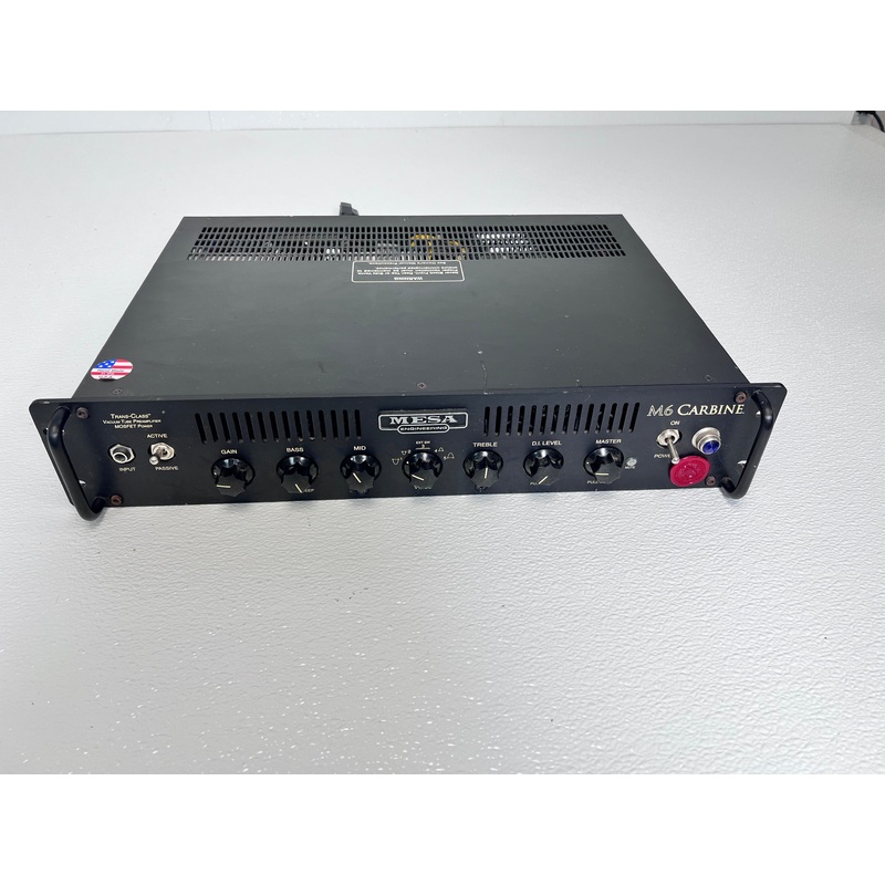 Used Mesa Boogie M6 Carbine 600 Bass Amp Head (power cord inc)
