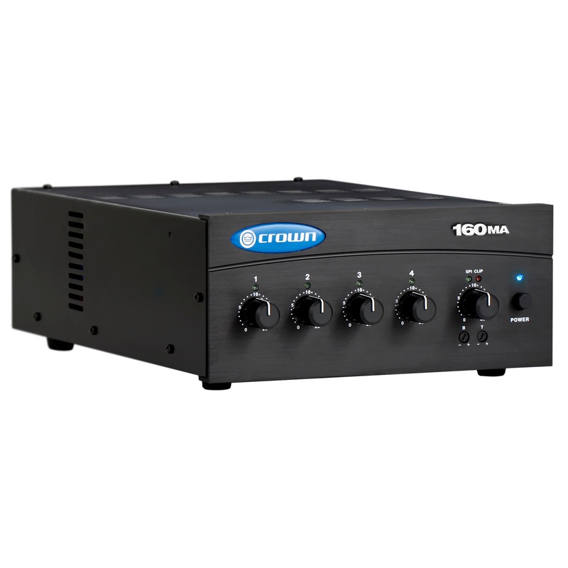 Crown Audio 160MA 4 Input 60w Mono Mixer/Amplifier