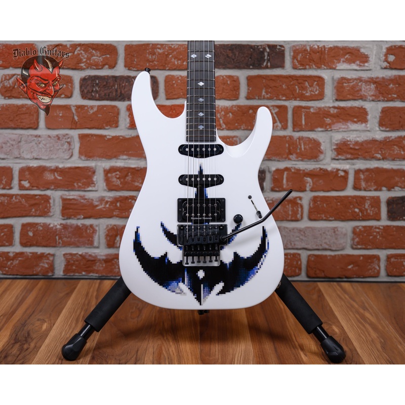 ESP Custom Shop M-II HSS Snow White with Queensryche Triryche Empire Logo 2026 w/OHSC