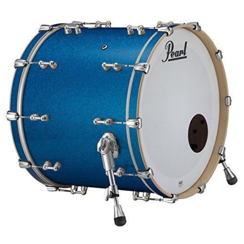 Pearl Music City Custom Pure 26x18 Bass Drum w/o BB3 Mount, Vintage Blue Sparkle (RFP2618BX/C424)