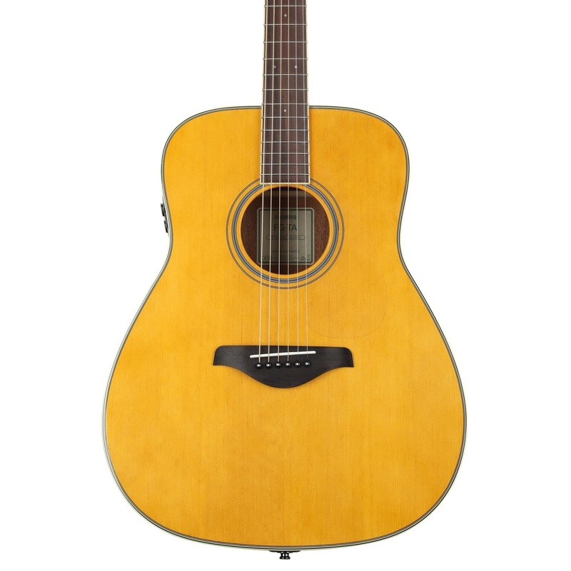Yamaha FG-TA Transacoustic Guitar w/ Chorus and Reverb, Vintage Tint