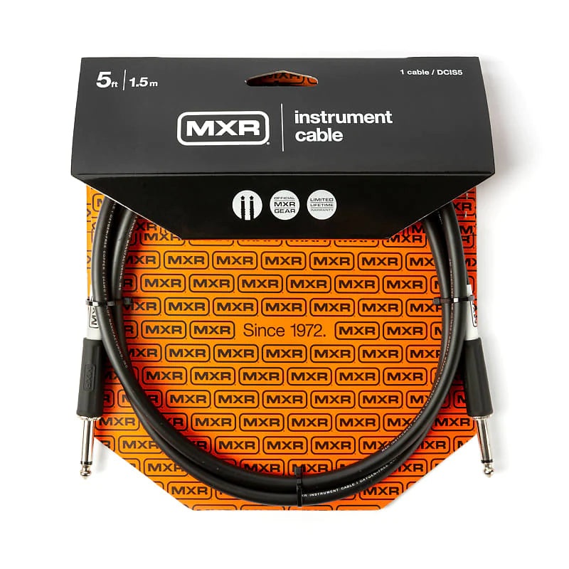 Dunlop DCIS5 MXR Standard Instrument Cable 5 Straight to Straight