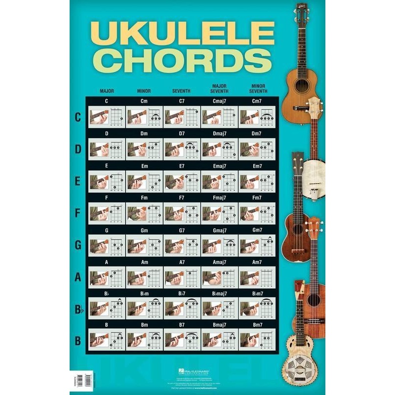 Ukulele Chords Poster