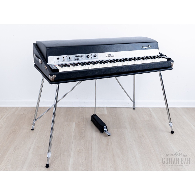 1978 Rhodes Suitcase 73 Stage Conversion w/ Cheek Block Power Supply, Legs & Pedal, Serviced & Clean, Fender