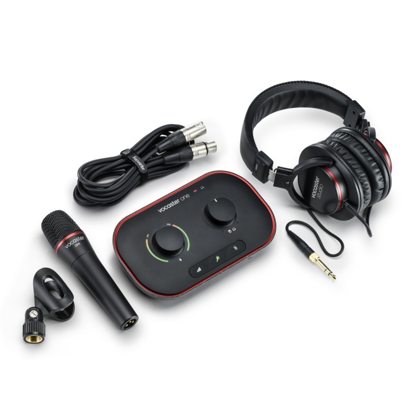 Focusrite Vocaster One Studio Solo Podcast Kit