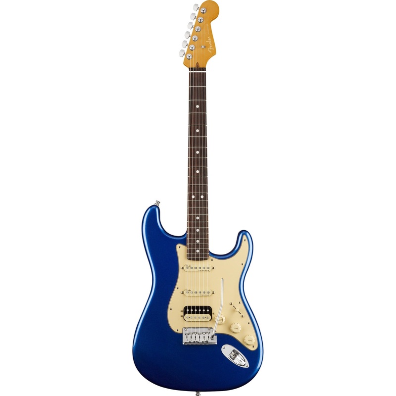 Fender American Ultra Stratocaster HSS Electric Guitar, Rosewood Fingerboard - Cobra Blue Cobra Blue