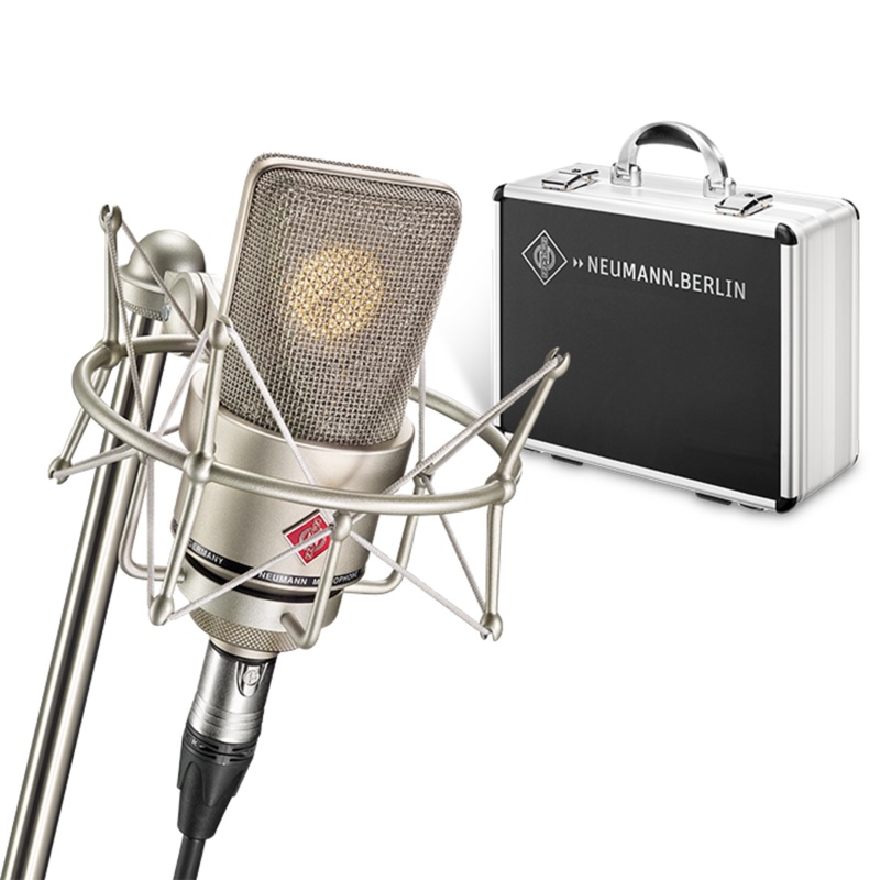 Neumann TLM 103-Set Condenser Microphone With EA 1 Shockmount & Aluminum Case - Nickel