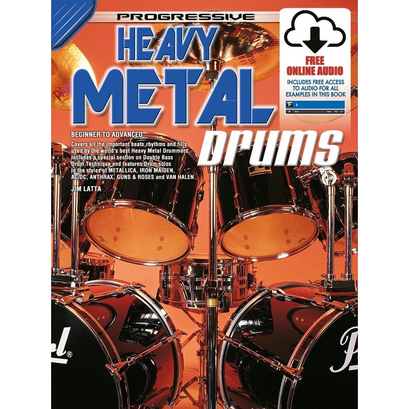 Progressive Heavy Metal Drums Book/Online Audio