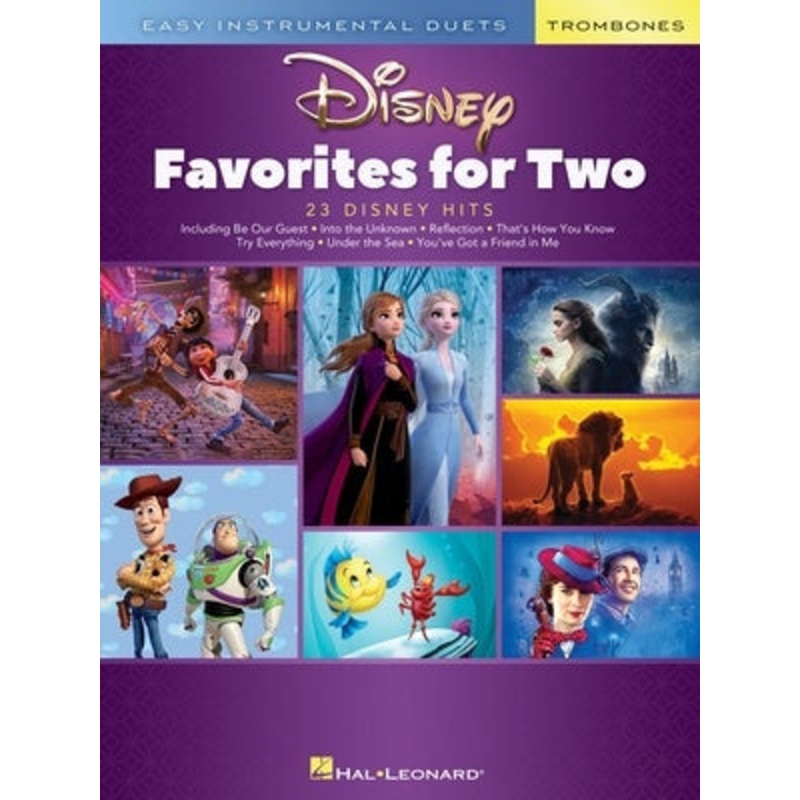 DISNEY FAVORITES FOR TWO FOR 2 TROMBONES
