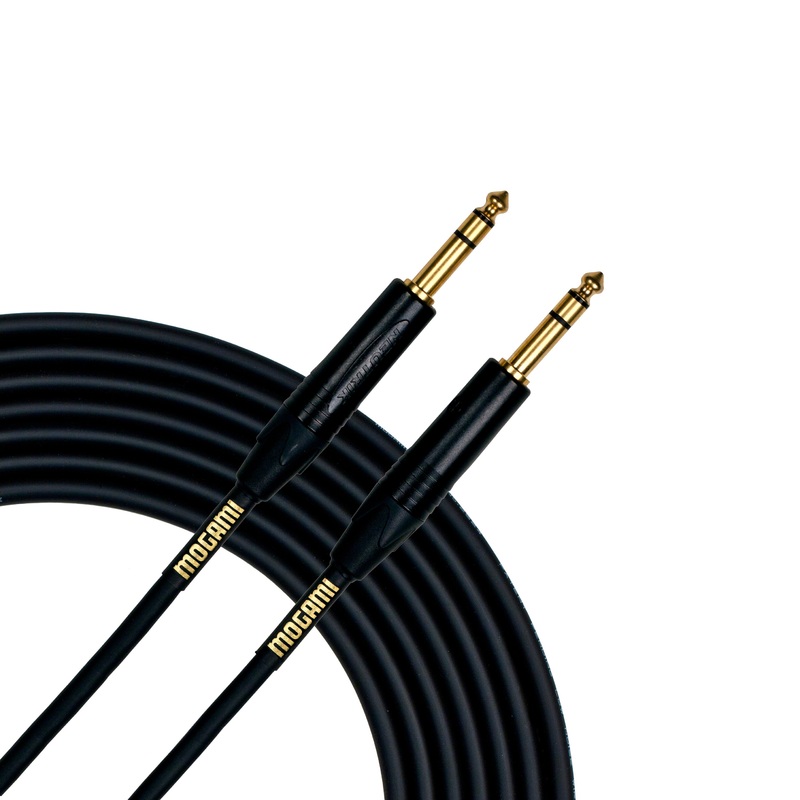 Mogami Gold TRS-TRS-03 3-Foot Balanced 1/4-Inch Patch Cable