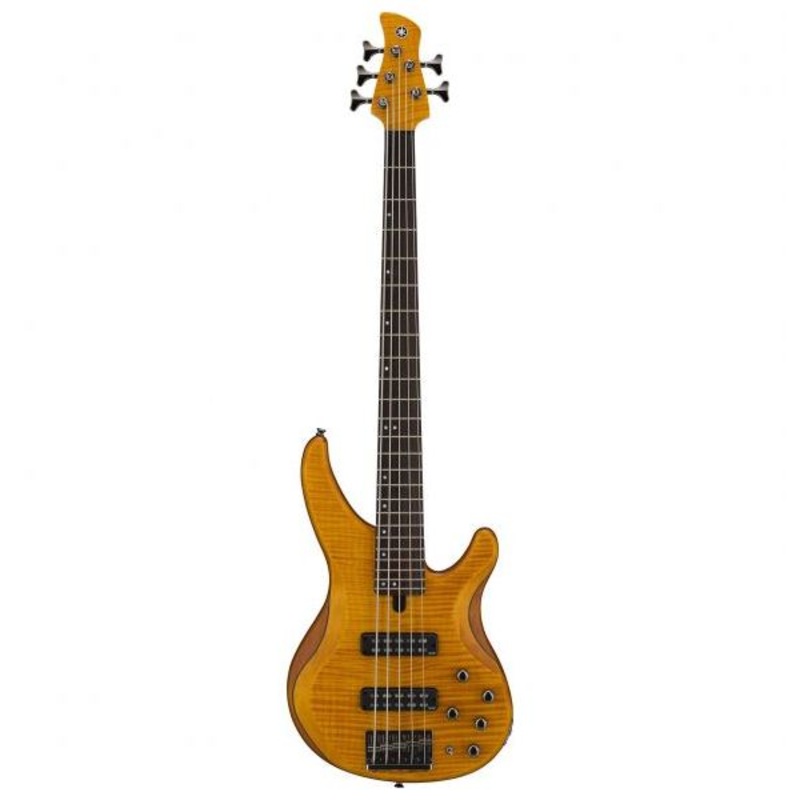 Yamaha TRBX605FM 5-String Eletric Bass Guitar - Matter Amber