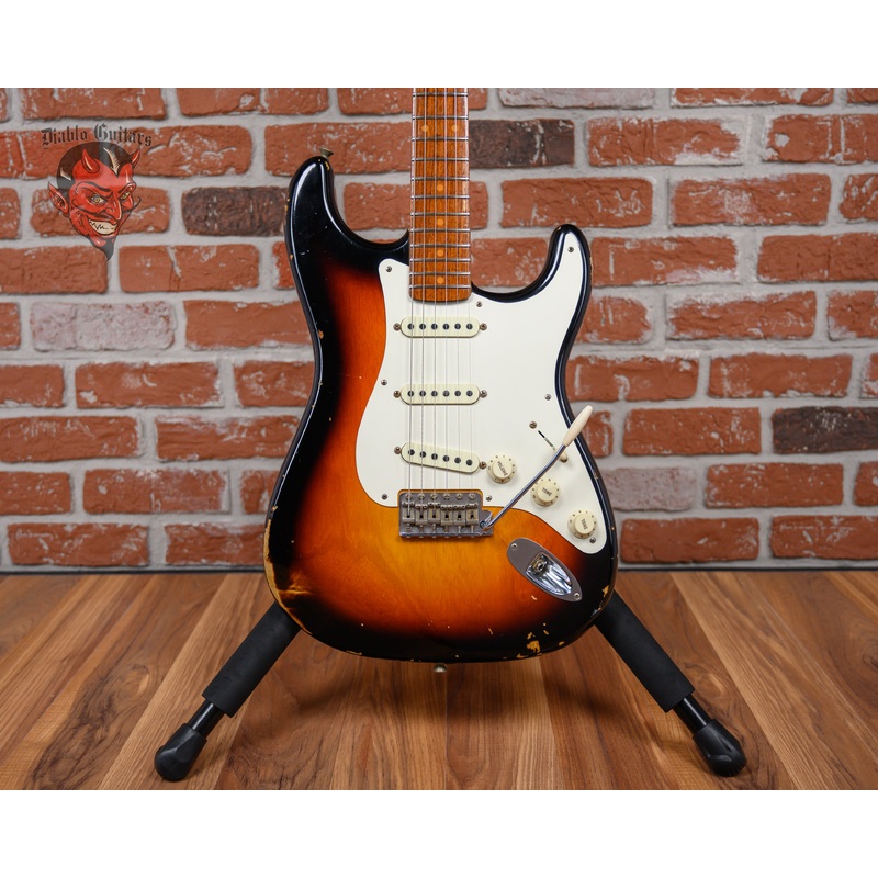 Fender Custom Shop Limited Edition NAMM D-MAG Stratocaster 3-Color Sunburst Relic 2017 w/OHSC