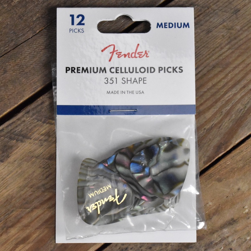 Fender Premium Celluloid Picks - Medium Abalone 12-Pack