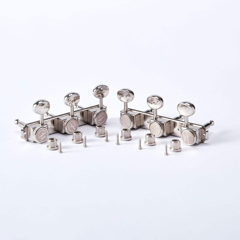 GK-15NSP Nickel Locking Tuning Pegs 3R+3L Machine Heads Nickel