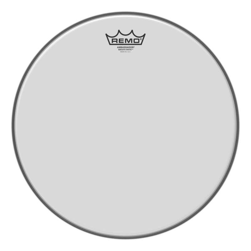 Remo Ambassador Smooth White 30"