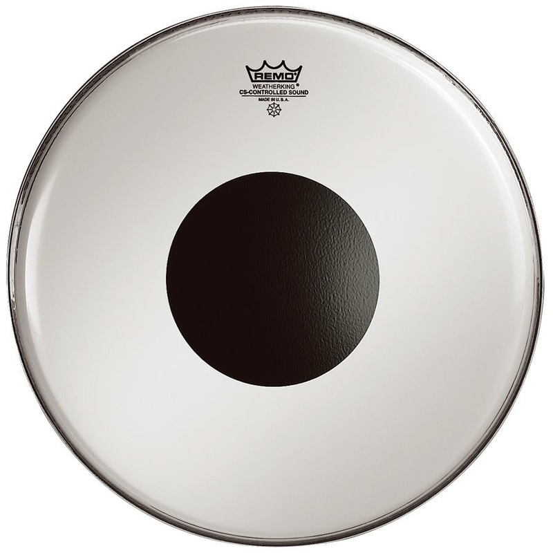 Remo Clear Controlled Sound Drum Head With Black Dot