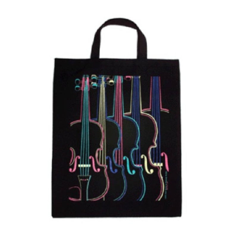 Violin Tote Bag Colourful