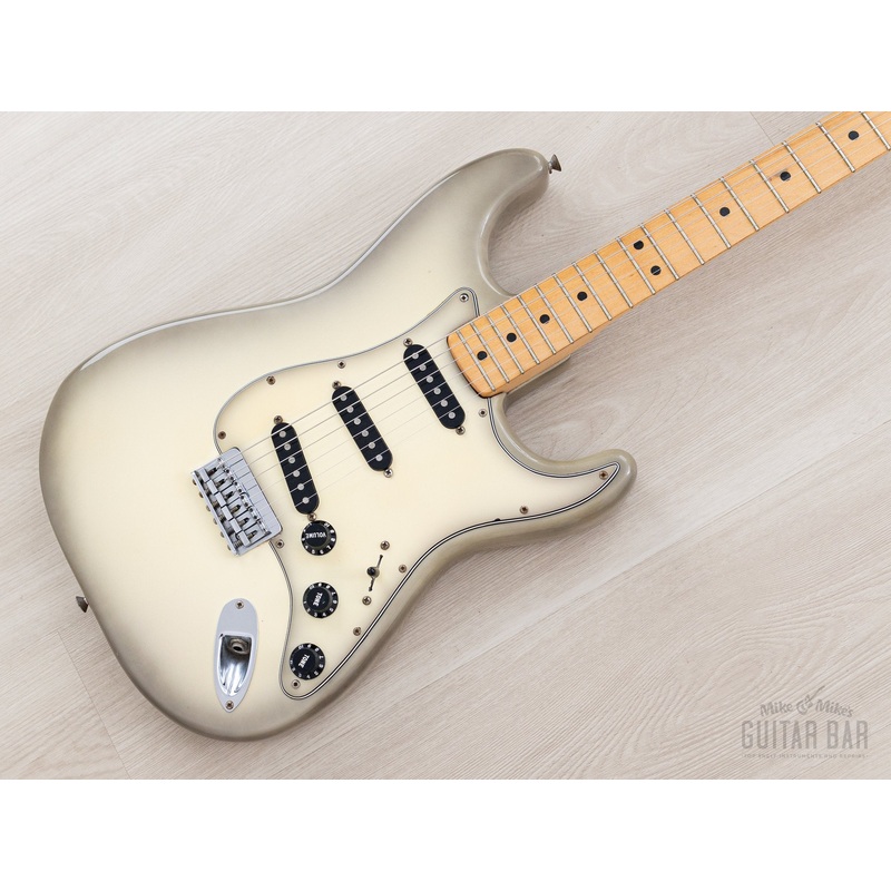 1980 Fender Stratocaster Hardtail Vintage Guitar Antigua, Near-Mint w/ Case
