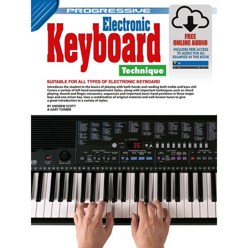 Progressive Keyboard Technique Book/Online Audio