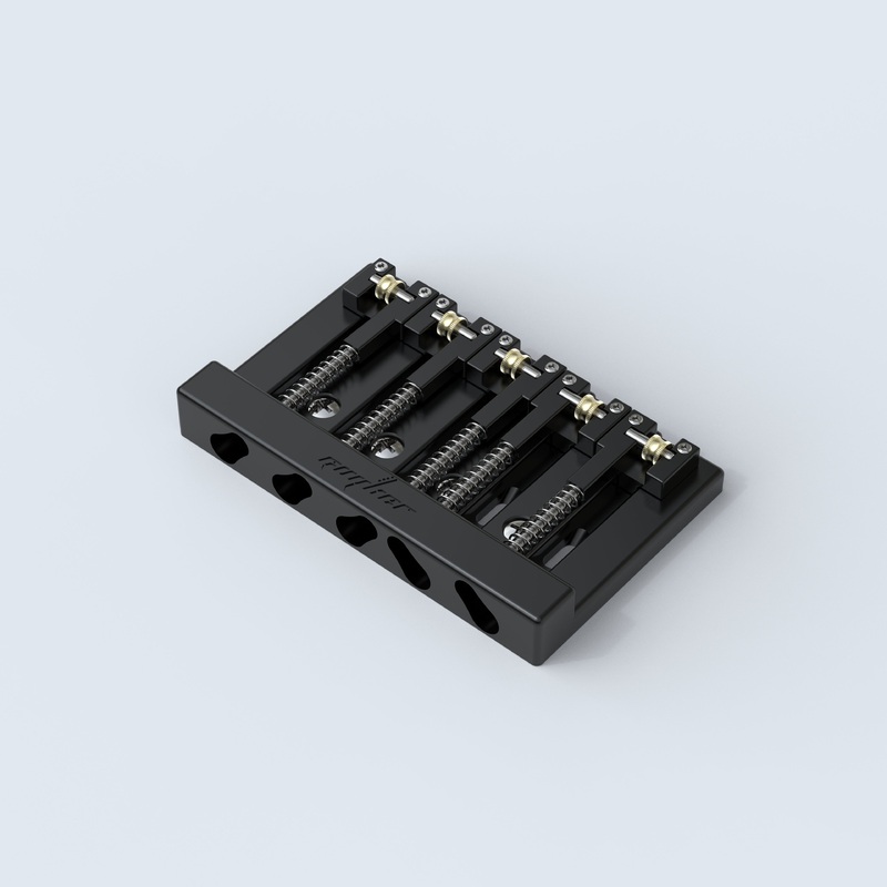Ready to Ship (US) | Guyker GB-506 Bass Adjustable 5-String Roller Bridge Black