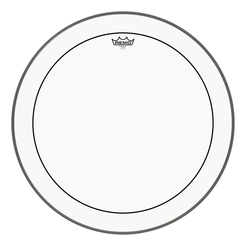 Remo Pinstripe Clear Bass Drumhead 24"