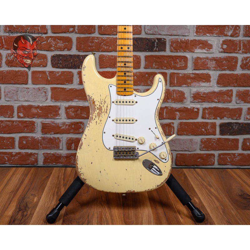 Fender Custom Shop SR25-69 Stratocaster Heavy Relic Aged Vintage White 2026 w/OHSC