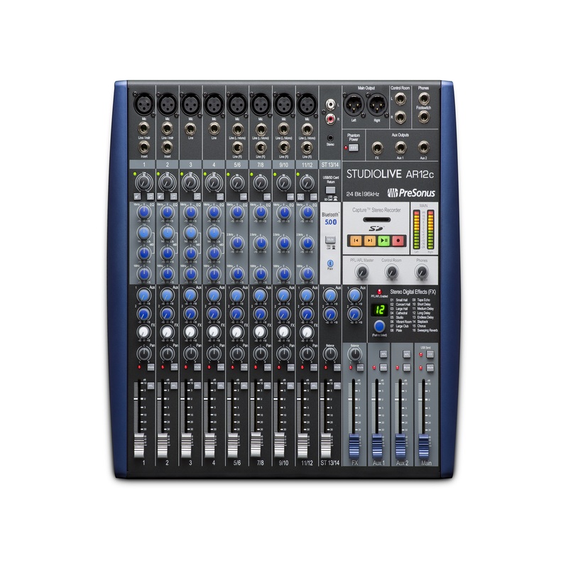 PreSonus StudioLive AR12c USBc 14-Channel Hybrid Mixer and Audio Interface
