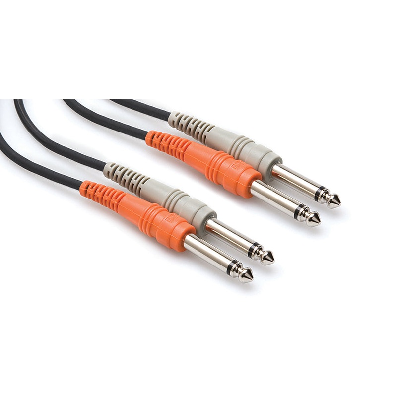 Hosa CPP-206 6m Dual 1/4" TS to Dual 1/4" TS
