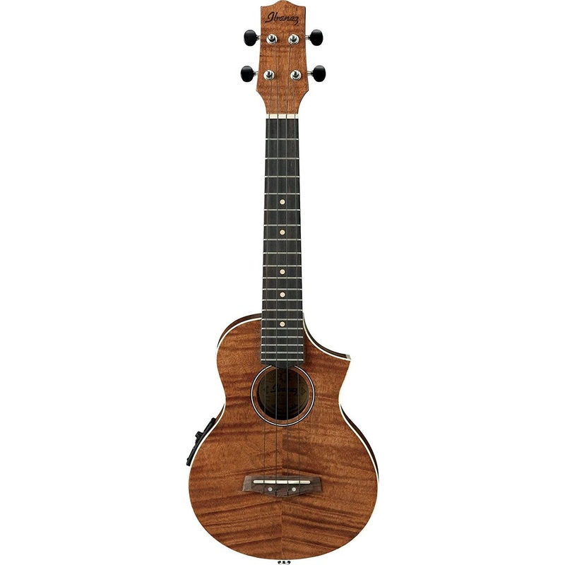 Ibanez, 4-String Ukulele, Right, Open Pore Natural (UEW15E) Open Pore Natural