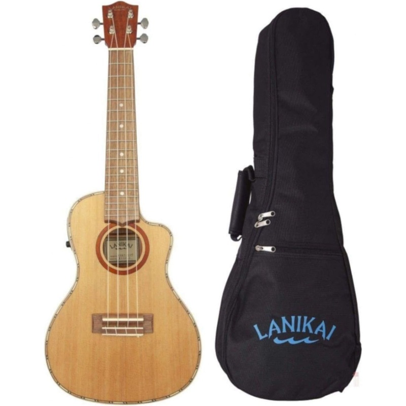 Lanikai Cedar Solid Top Concert A/E Ukulele (CDST-CEC)