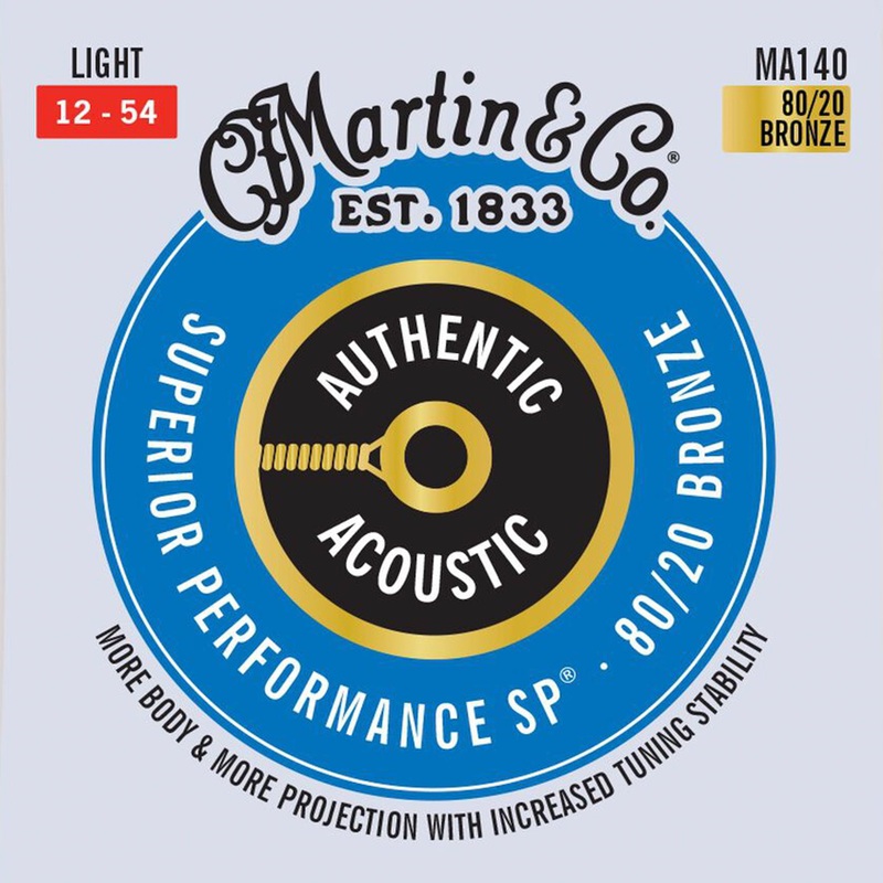 Authentic Acoustic SP Guitar Strings 80/20 Bronze